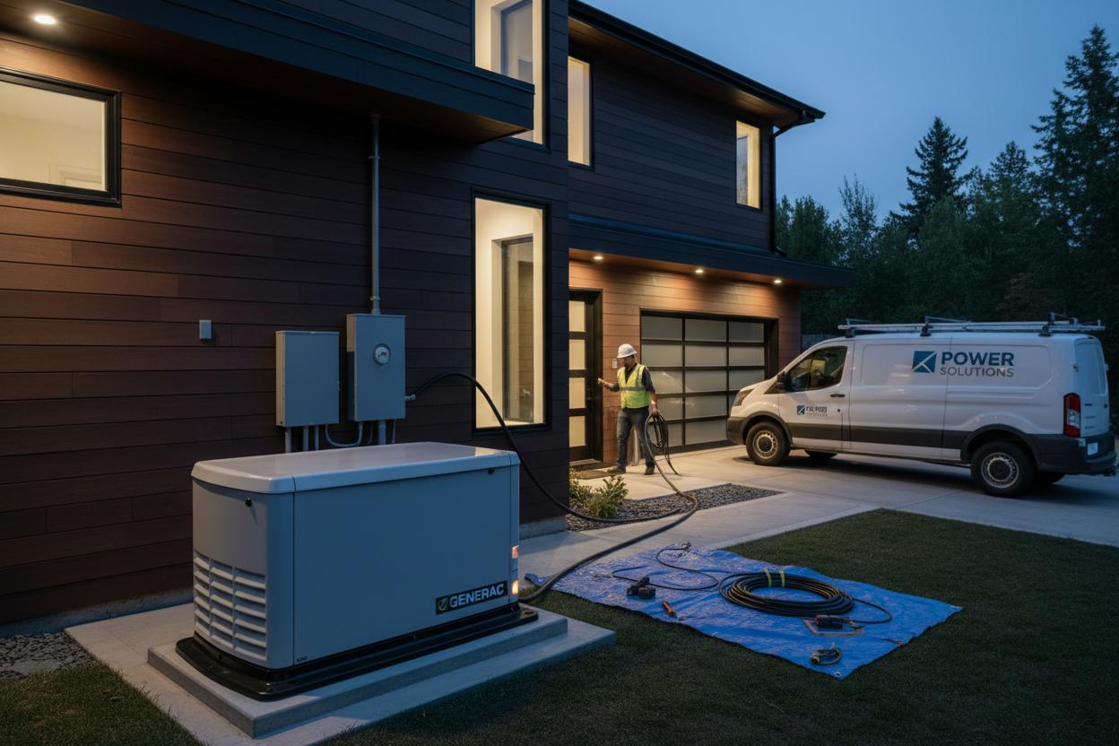 Generator installation